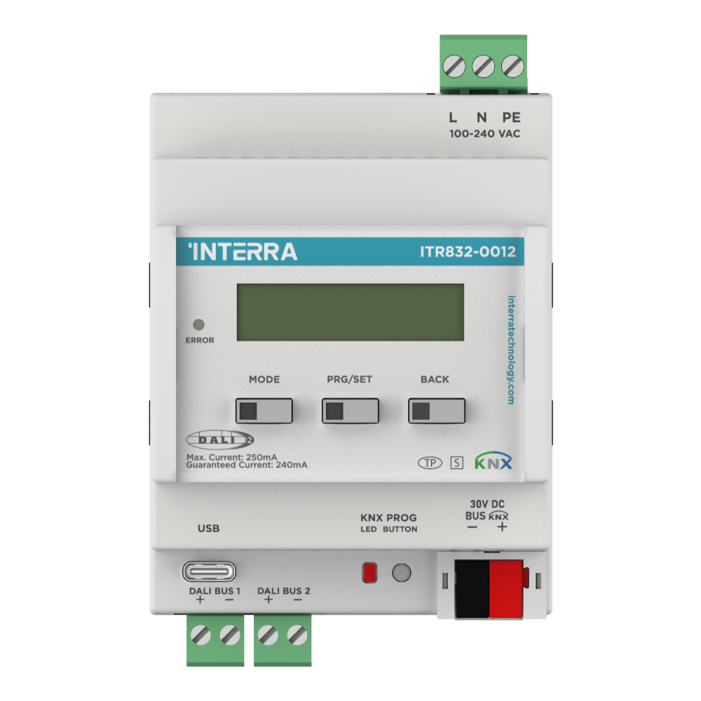 Módulo de control para automatización de edificios INTERRA